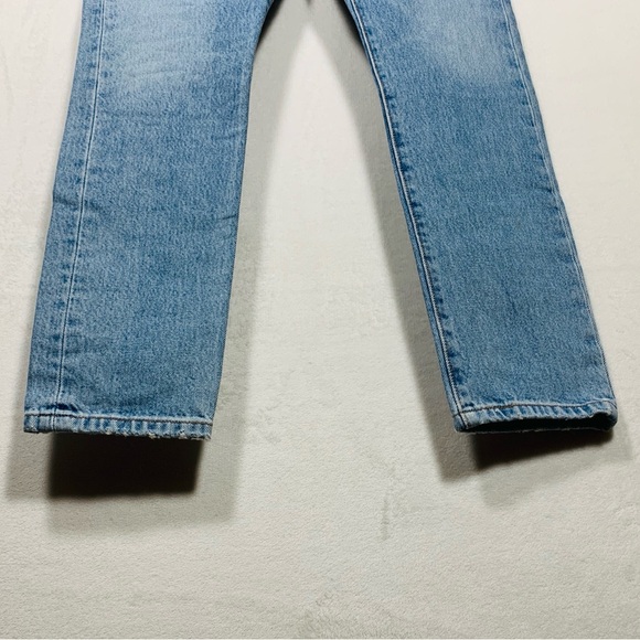 NWT Levi’s Premium Women’s 501 High-Rise Skinny Straight Jean Denim Size 27 - Picture 9 of 11